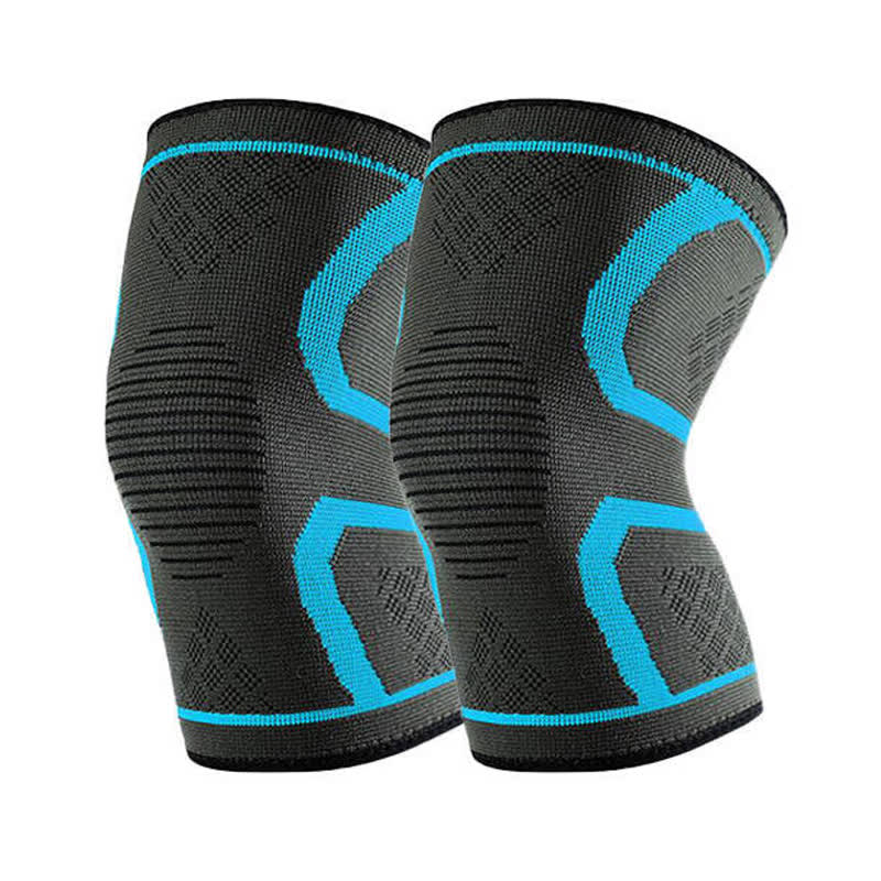 Knieorthesen mit doppelter Stützwirkung - Blau - 3XL - image 6
