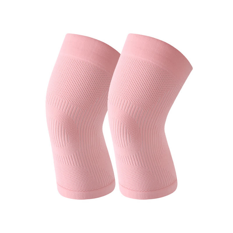 Atmungsaktive, stützende Kompressions-Knieorthesen - Rosa - L - image 6