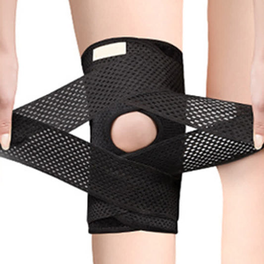 Knieorthese mit offener Patella - Schwarz - 3XL - image 0