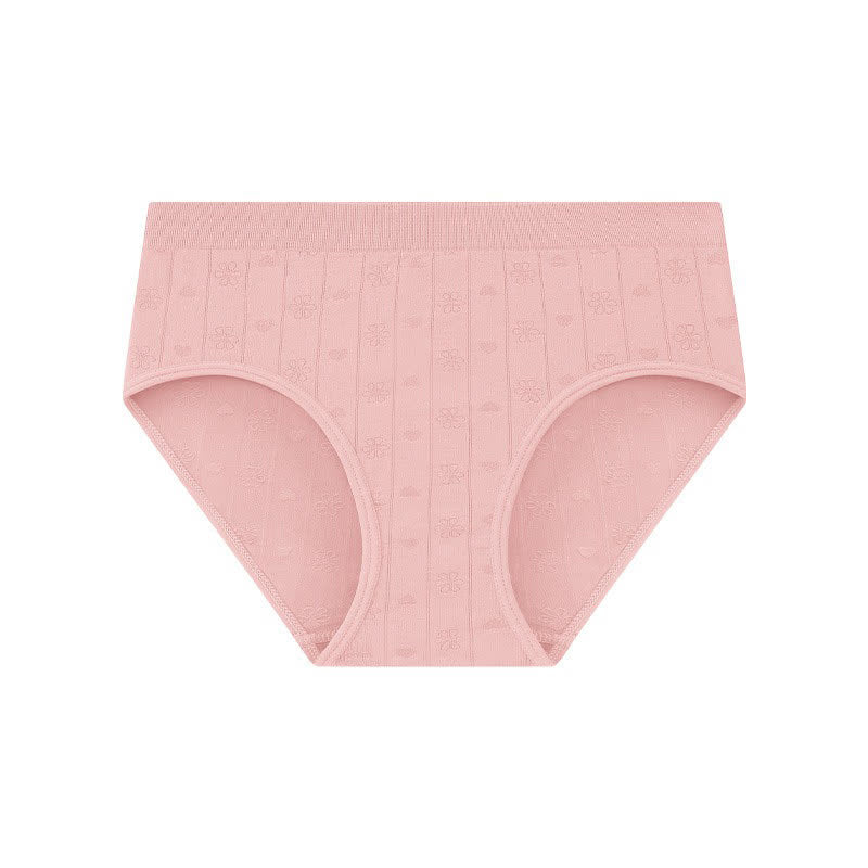 Nahtloser, gerippter High-Waist-Slip (3er-Pack) - Rosa - XL - image 6