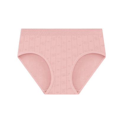 Nahtloser, gerippter High-Waist-Slip (3er-Pack) - Rosa - XL - image 6