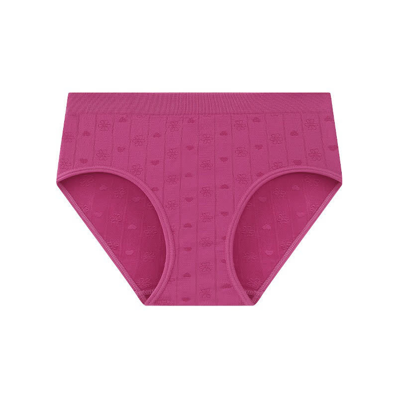 Nahtloser, gerippter High-Waist-Slip (3er-Pack) - Rose - XL - image 9