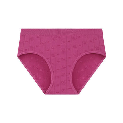 Nahtloser, gerippter High-Waist-Slip (3er-Pack) - Rose - XL - image 9