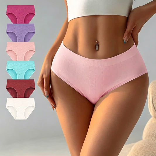Nahtloser, gerippter High-Waist-Slip (3er-Pack) - image 0