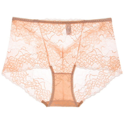 Slip mit Blumenmuster und niedrigem Bund (3er-Pack) - Aprikose - 2XL - image 9