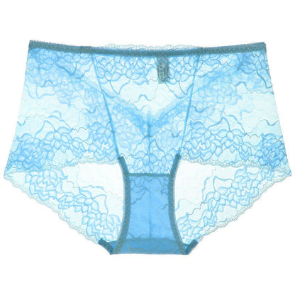 Slip mit Blumenmuster und niedrigem Bund (3er-Pack) - Himmelblau - 2XL - image 8