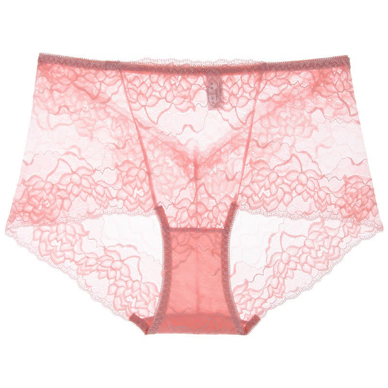 Slip mit Blumenmuster und niedrigem Bund (3er-Pack) - Rosa - 2XL - image 4
