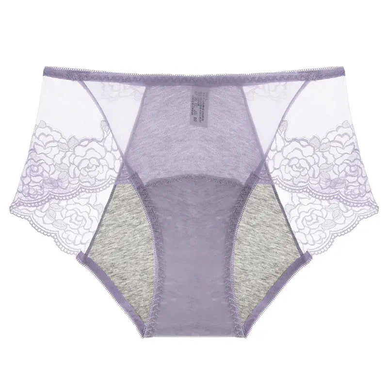 Formgebender Slip mit hohem Bund und Spitze (3er-Pack) - Hellviolett - 3XL - image 7