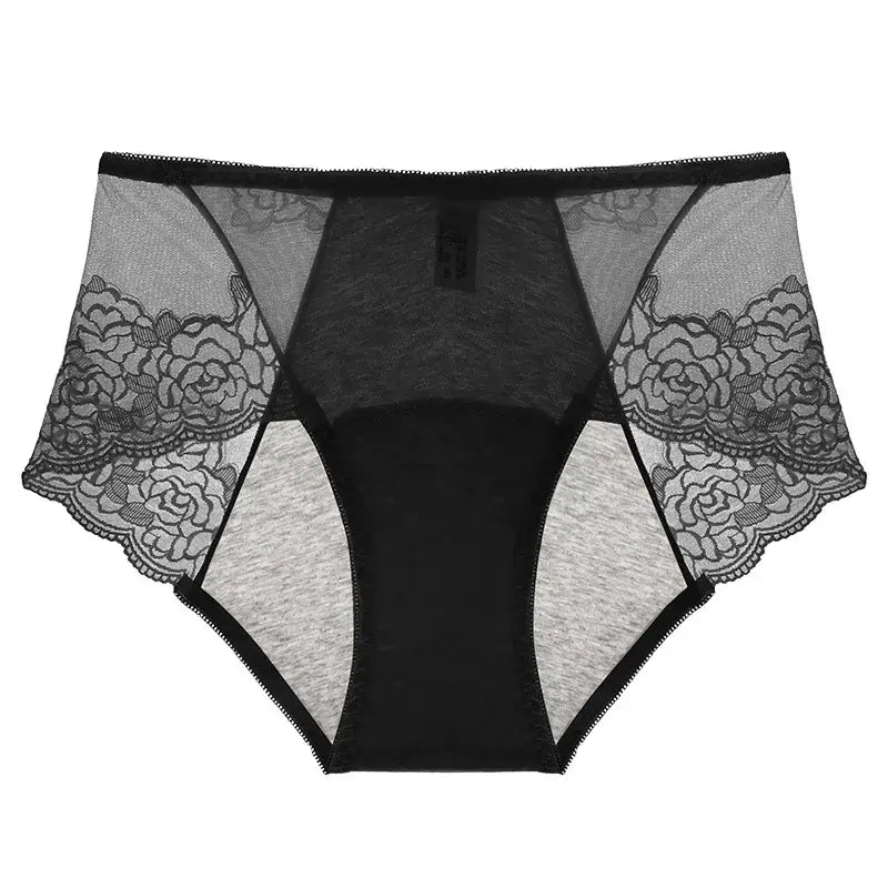 Formgebender Slip mit hohem Bund und Spitze (3er-Pack) - Schwarz - 3XL - image 8