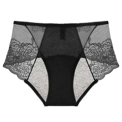Formgebender Slip mit hohem Bund und Spitze (3er-Pack) - Schwarz - 3XL - image 8