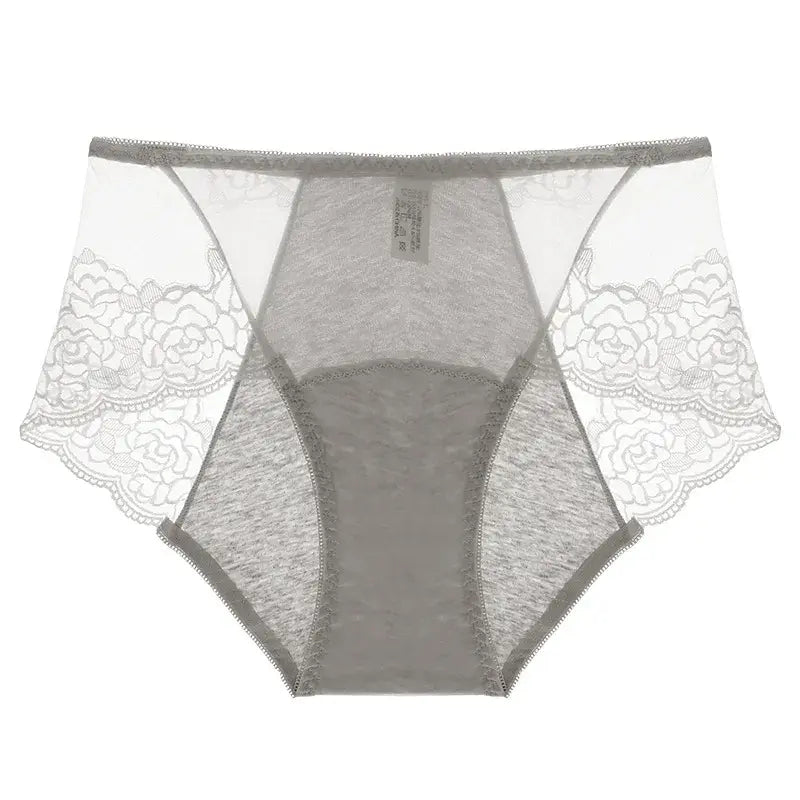 Formgebender Slip mit hohem Bund und Spitze (3er-Pack) - Grau - 3XL - image 4