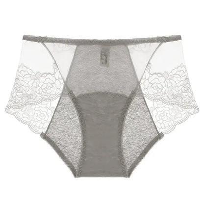 Formgebender Slip mit hohem Bund und Spitze (3er-Pack) - Grau - 3XL - image 4