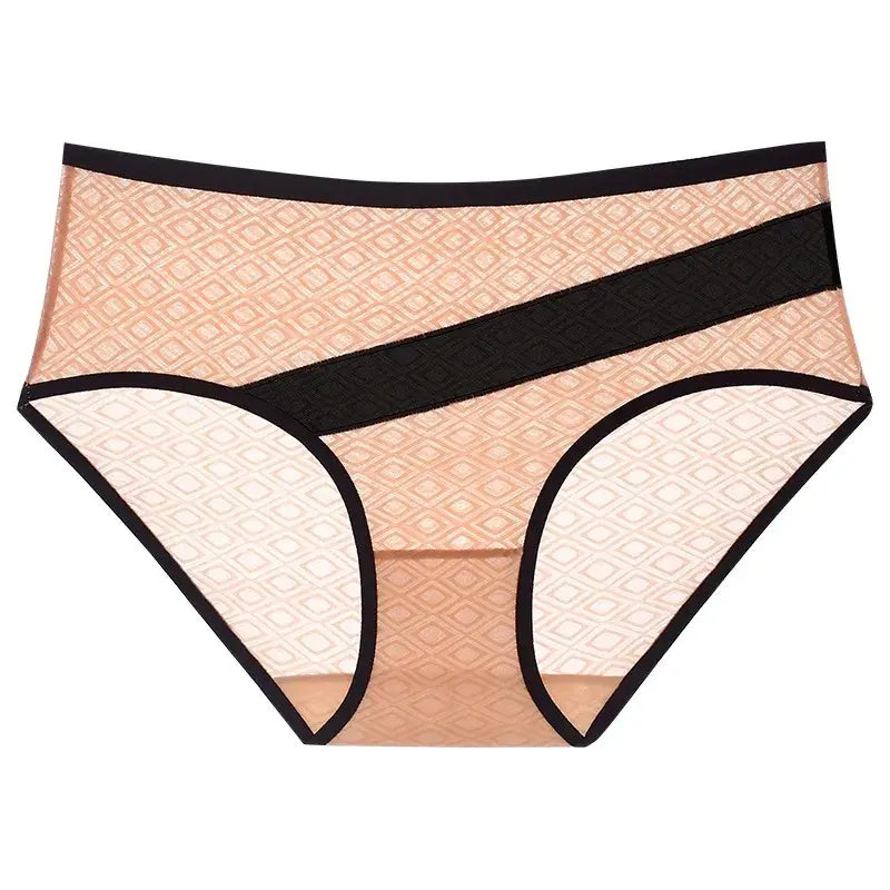 Slip mit Diamant-Mesh-Besatz (3er-Pack) - Aprikose - 2XL - image 6