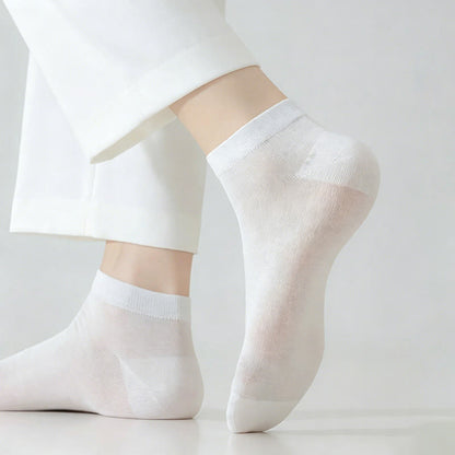 Atmungsaktive Seiden-Knöchelsocken (4 Paar) - image 2