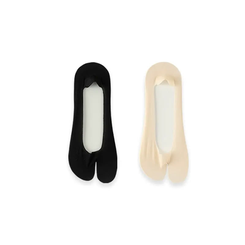 Tabi-Socken aus Eisseide, unsichtbar (4 Paar) - Mehrfarbig*2 - EU39-45 (US6-11) - image 5