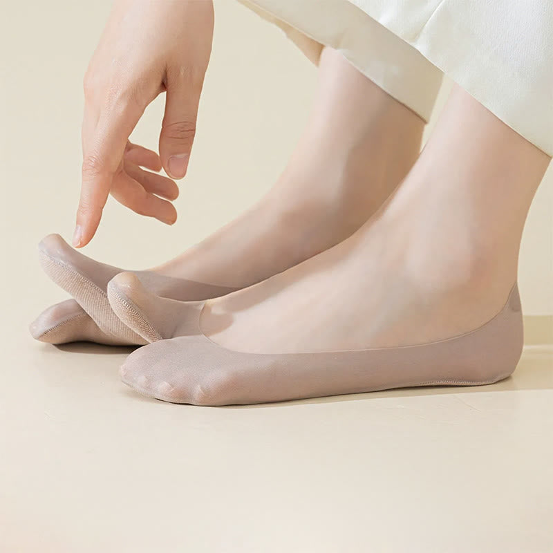 Tabi-Socken aus Eisseide, unsichtbar (4 Paar) - image 2