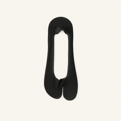 Tabi-Socken aus Eisseide, unsichtbar (4 Paar) - Schwarz - EU39-45 (US6-11) - image 6
