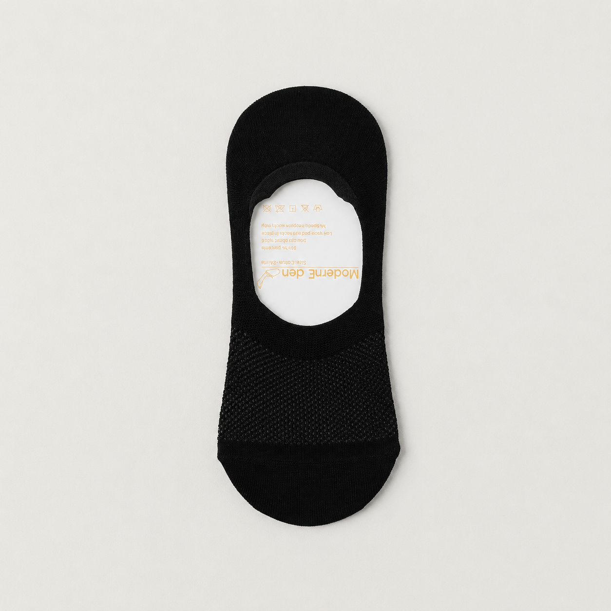 Unsichtbare Seiden-Loafer-Socken (4 Paar) - Schwarz - EU38-45 (US5-11) - image 3