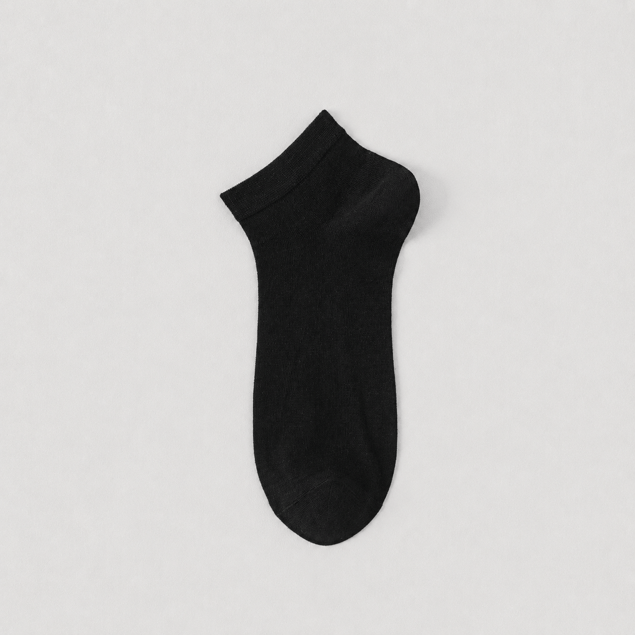 Atmungsaktive Seiden-Knöchelsocken (4 Paar) - Schwarz - EU38-45 (US5-11) - image 6