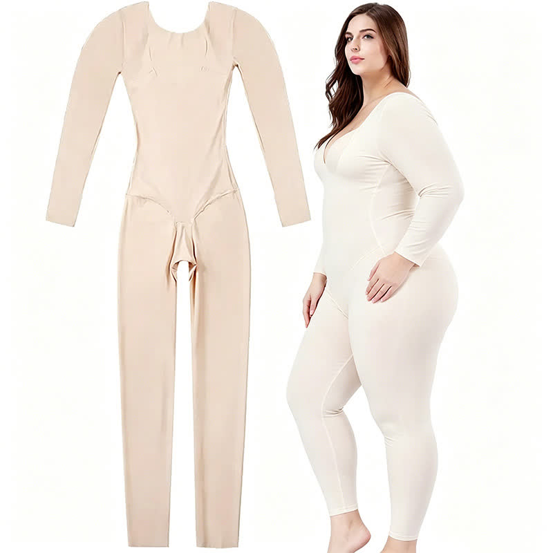 Nahtloser, formender Body - Aprikose - 4XL - image 3