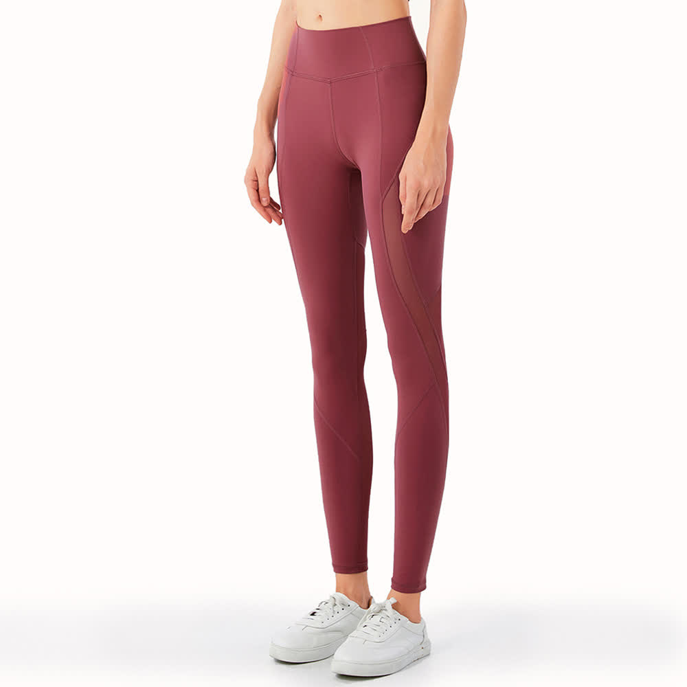 Yoga-Leggings aus formgebendem Mesh - image 4