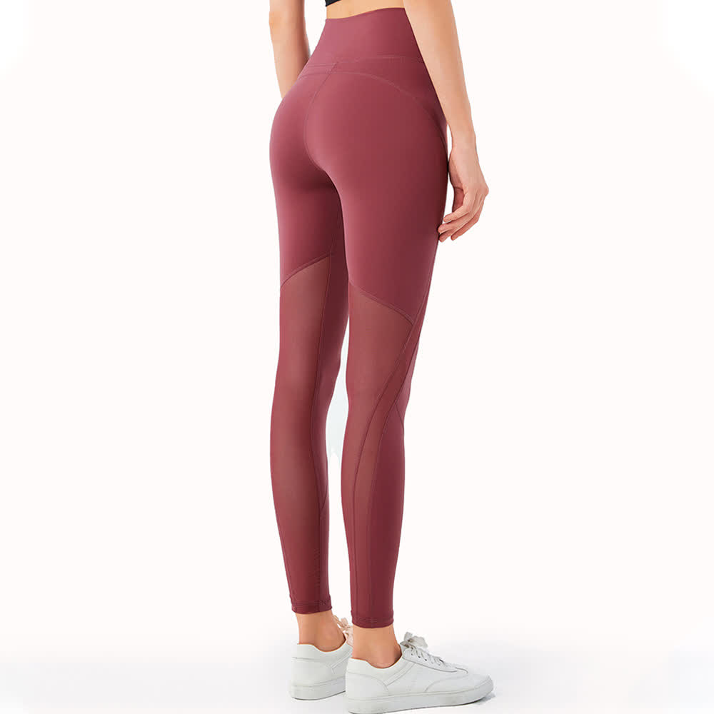 Yoga-Leggings aus formgebendem Mesh - image 6