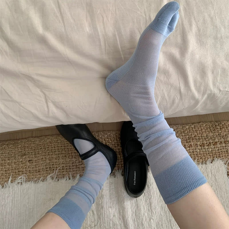 Japanische Tabi-Viertelsocken aus Baumwolle (4 Paar) - image 3