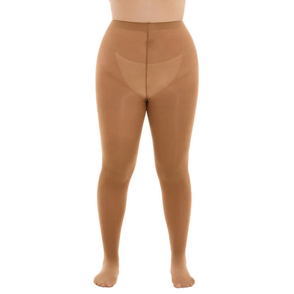 Formende High-Waist-Strumpfhosen (3 Paar) - Karamell - 3XL-4XL - image 11