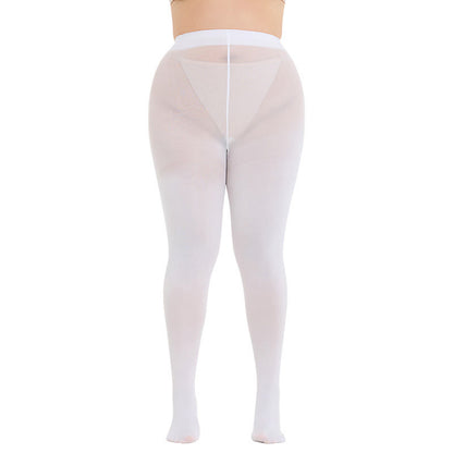 Formende High-Waist-Strumpfhosen (3 Paar) - Weiß - 3XL-4XL - image 4