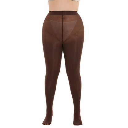 Formende High-Waist-Strumpfhosen (3 Paar) - Kaffee - 3XL-4XL - image 10