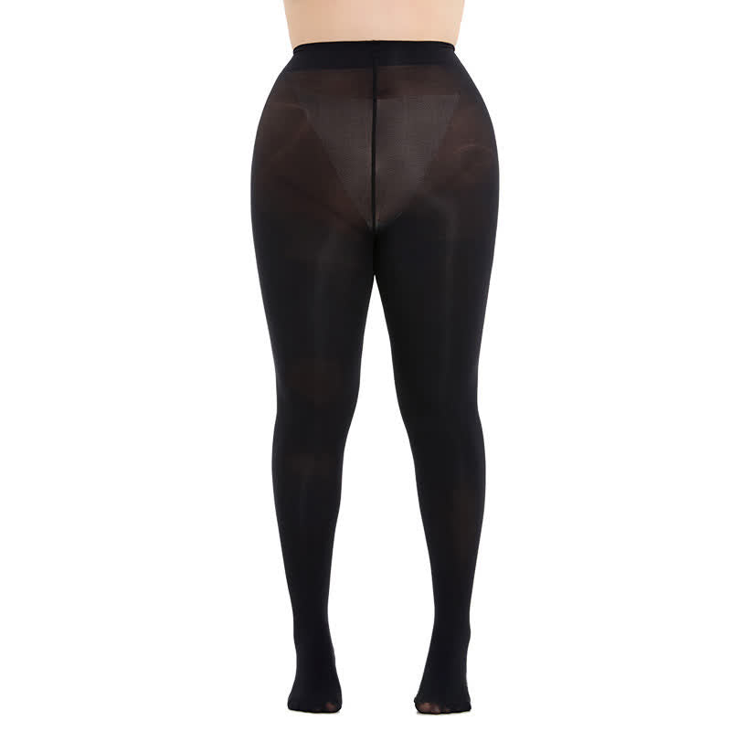 Formende High-Waist-Strumpfhosen (3 Paar) - Schwarz - 3XL-4XL - image 6