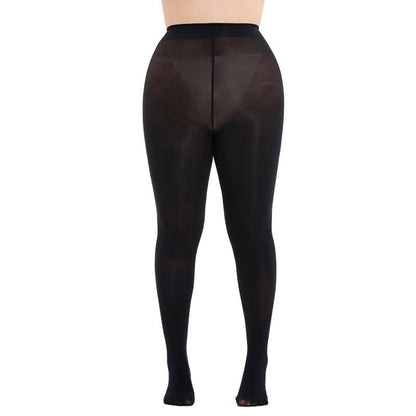 Formende High-Waist-Strumpfhosen (3 Paar) - Schwarz - 3XL-4XL - image 6