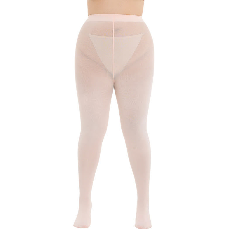 Formende High-Waist-Strumpfhosen (3 Paar) - Beige - 3XL-4XL - image 3
