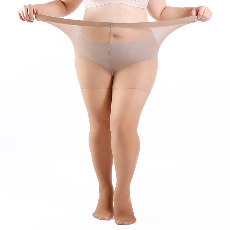 Formgebende Strumpfhose mit hohem Bund (3 Paar) - Nackt - 4XL - image 6