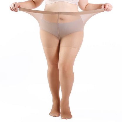 Formgebende Strumpfhose mit hohem Bund (3 Paar) - Nackt - 4XL - image 6
