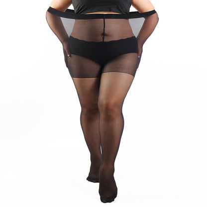 Formgebende Strumpfhose mit hohem Bund (3 Paar) - Schwarz - 4XL - image 8