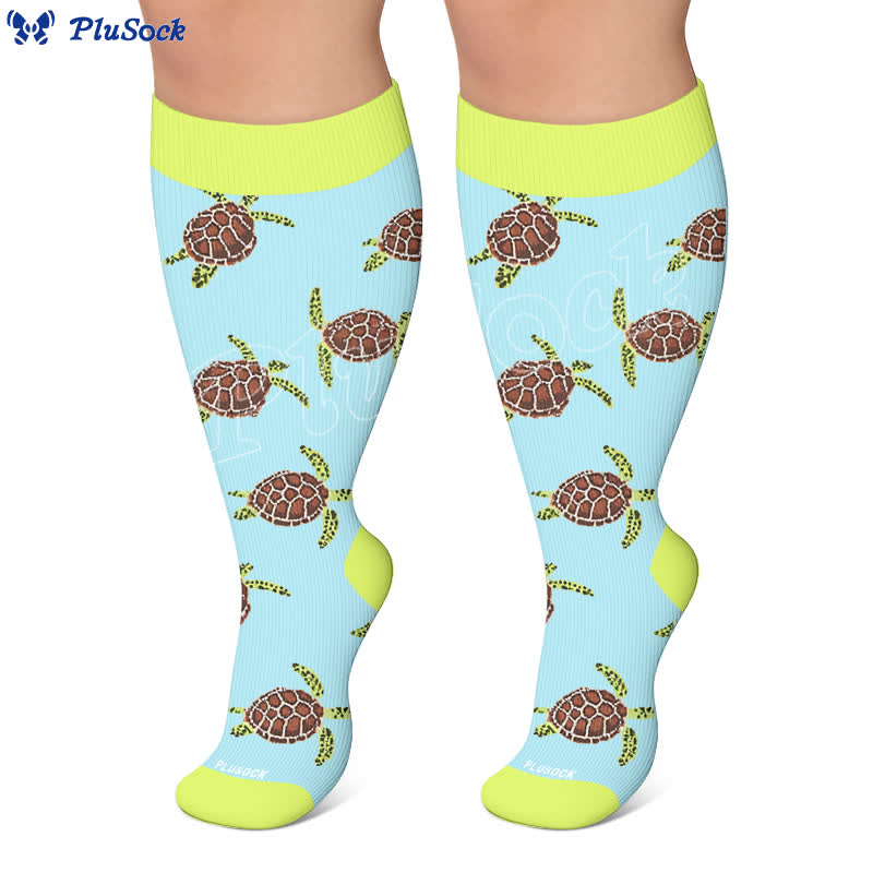 Kompressionsstrümpfe mit Tiermotiven in Übergröße - image 7