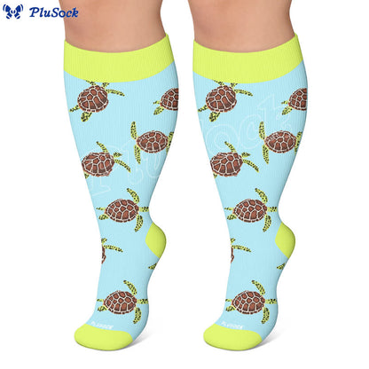 Kompressionsstrümpfe mit Tiermotiven in Übergröße - image 7