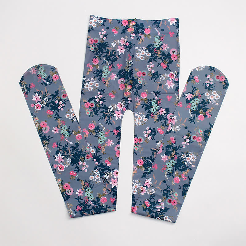 Florale, formende Tagesstrumpfhose - image 3