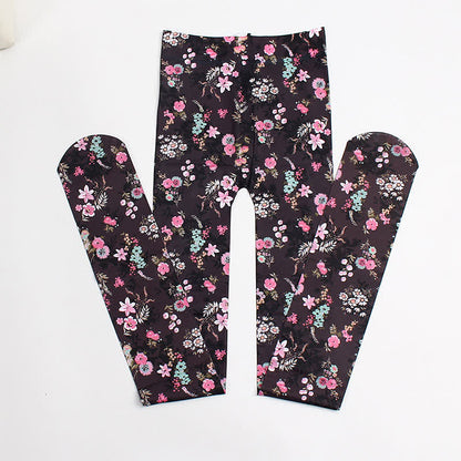Florale, formende Tagesstrumpfhose - image 1