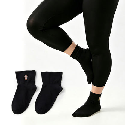 Weiche Viertelsocken (2 Paar) - Schwarz - EU37-41 (US4-8) - image 5