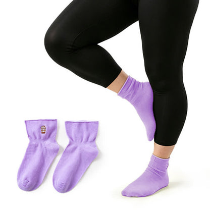 Weiche Viertelsocken (2 Paar) - Lila - EU37-41 (US4-8) - image 6