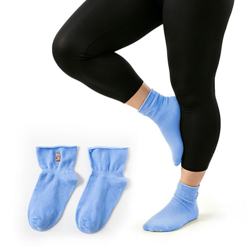 Weiche Viertelsocken (2 Paar) - Blau - EU37-41 (US4-8) - image 4