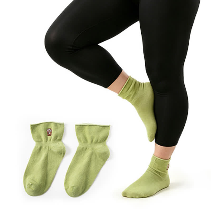Weiche Viertelsocken (2 Paar) - Grün - EU37-41 (US4-8) - image 3