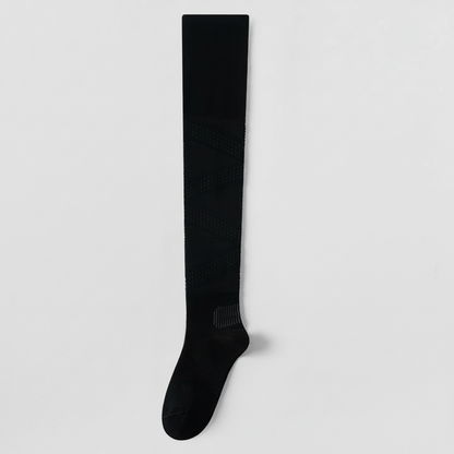 Atmungsaktive Oberschenkelhohe Kompressionsstrümpfe (2 Paar) - Schwarz - EU36-39 (US3-6) - image 8