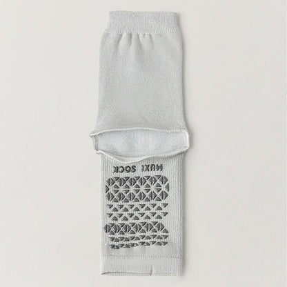 Atmungsaktive, gestrickte Freizeitsocken mit rutschfester Oberfläche (3 Paar) - Grau - Einheitsgröße - image 7