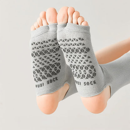 Atmungsaktive, gestrickte Freizeitsocken mit rutschfester Oberfläche (3 Paar) - image 1