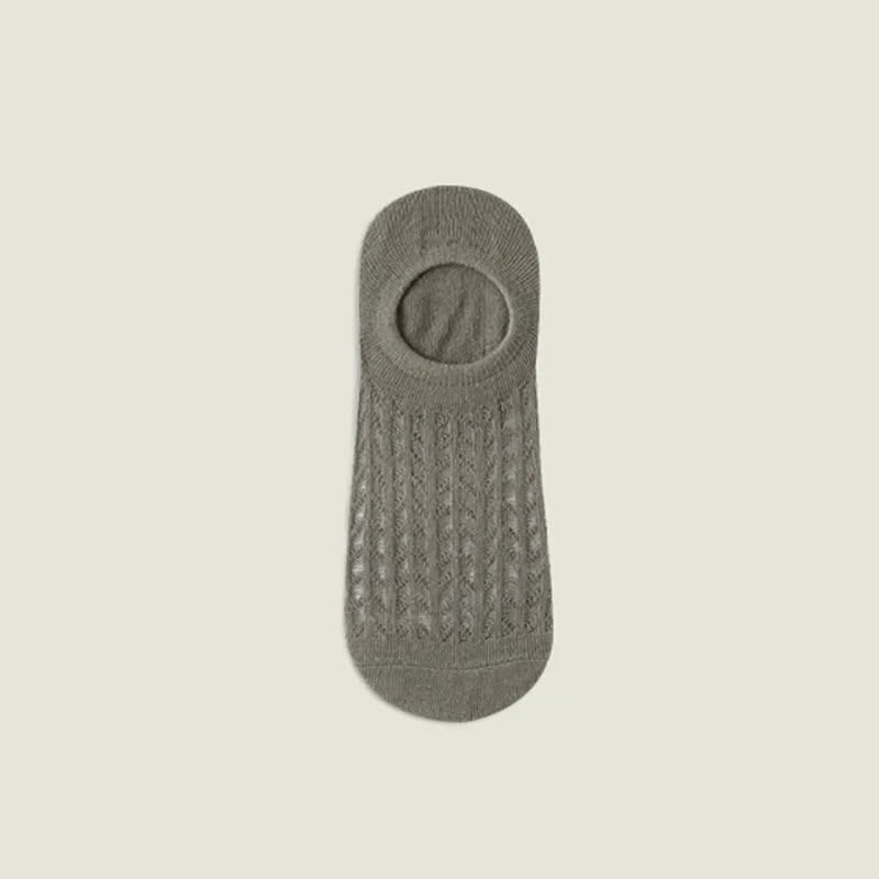 Atmungsaktive, unsichtbare Netzsocken (7 Paar) - Armeegrün - EU36-43 (US3-9) - image 2