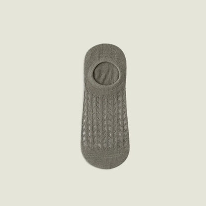 Atmungsaktive, unsichtbare Netzsocken (7 Paar) - Armeegrün - EU36-43 (US3-9) - image 2