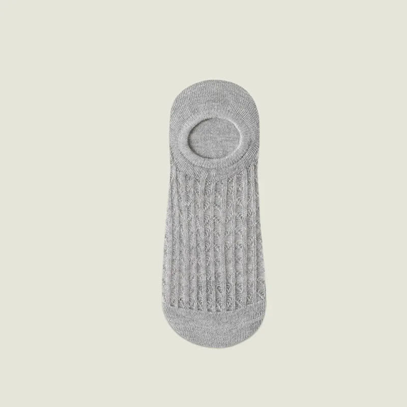 Atmungsaktive, unsichtbare Netzsocken (7 Paar) - Hellgrau - EU36-43 (US3-9) - image 5
